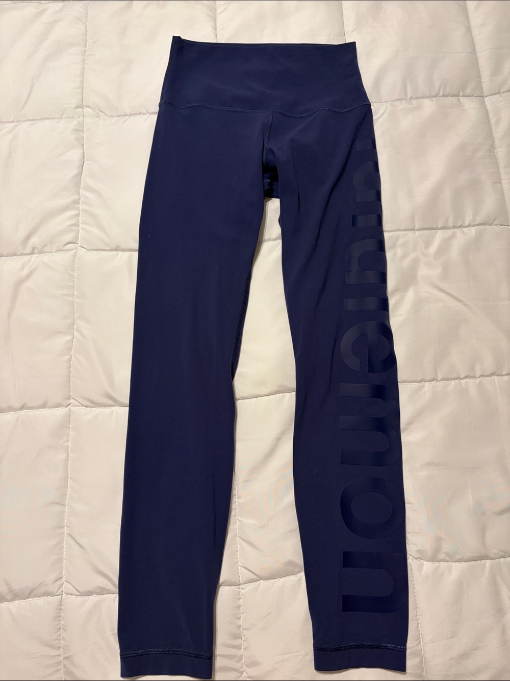 Lululemon Align High-Rise Pant 25" Graphic Like New Night Sea Size 4 - Picture 8 of 12
